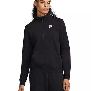 Nike Black Quater Zip Fleece